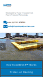 Mobile Screenshot of floodblockbarrier.com